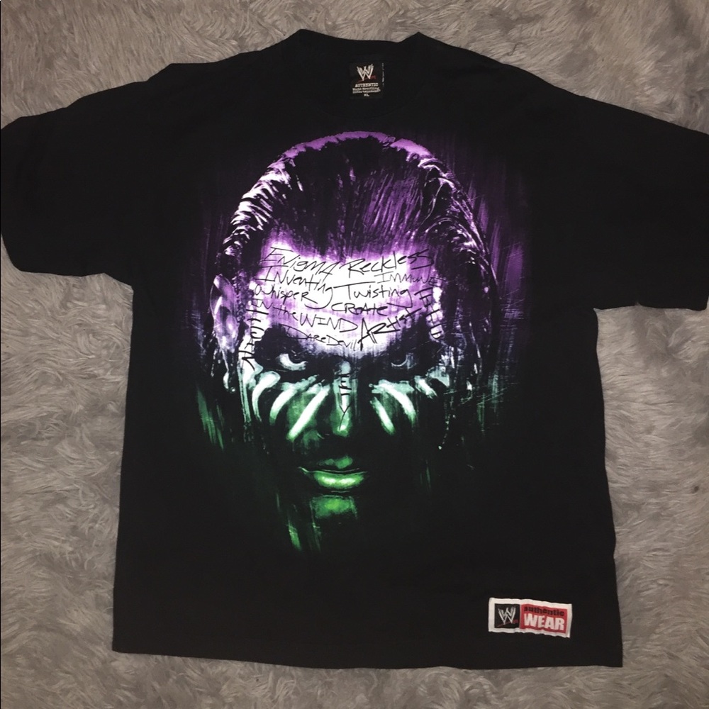 WWE Jeff Hardy “Immune to Fear” XL Mens Super Rare